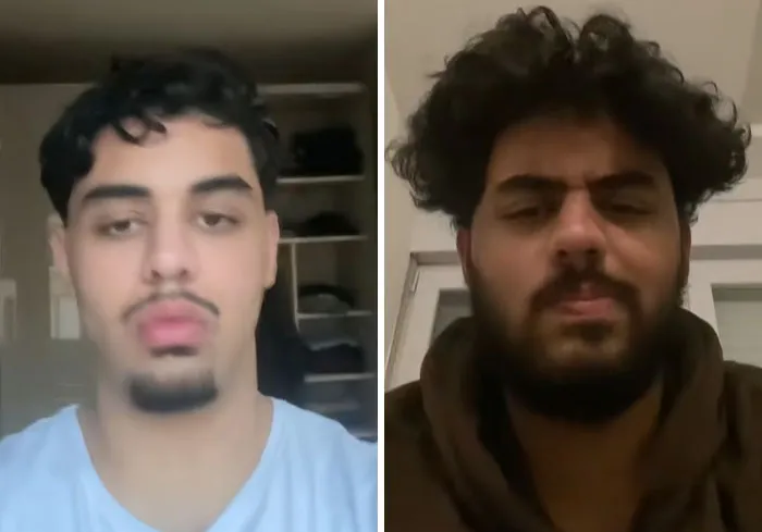 Side-by-side photos of a man showing how people who looked hottest in high school reveal how they look now.