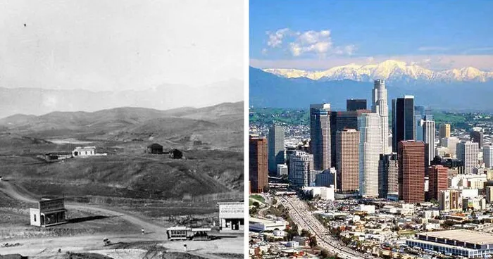 Early Los Angeles Compared To 2001