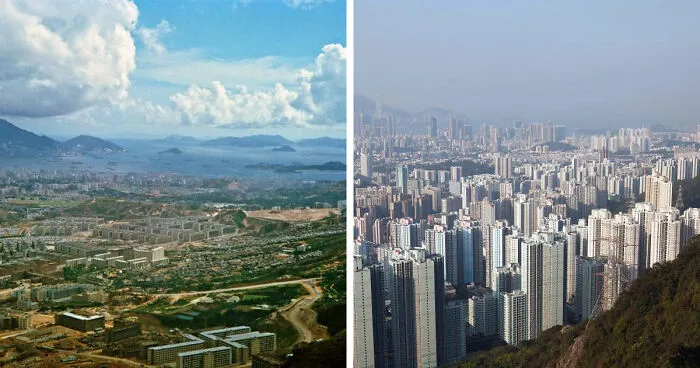 Hong Kong’s Kowloon Peninsula 1964 - 2016