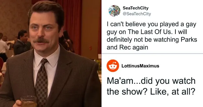 Nick Offerman Destroys Homophobic Troll Who Shamed Him For Playing Gay Character