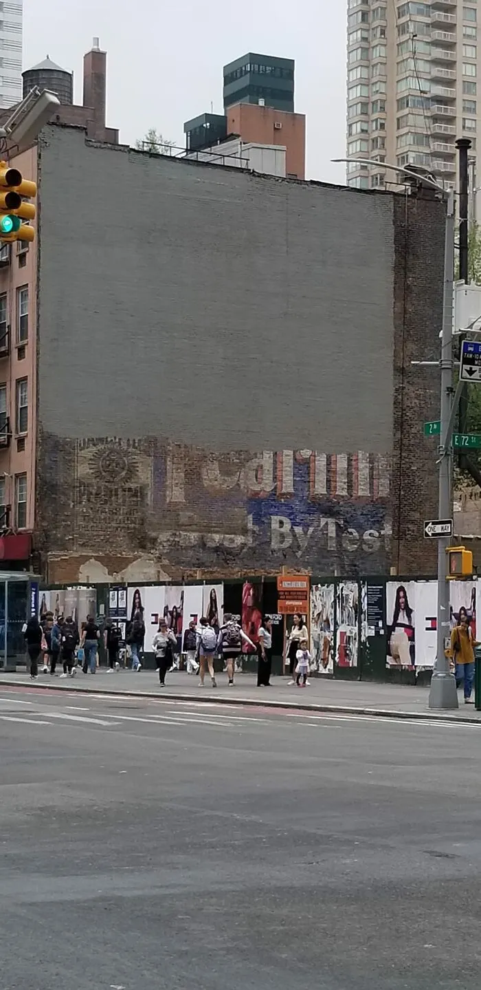 This Was Just Found In Between Two Walls At 72nd And Second Avenue When They Tore A Building Down