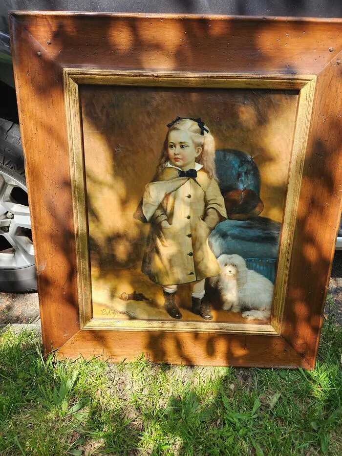 I Found This On The Curb. I Has A Signature But I Can't Find Anything With The First Name Just The Last Name