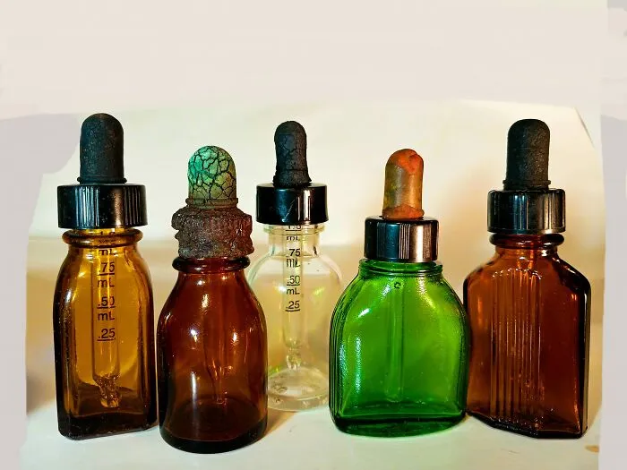 A Few Of The Dropper Bottles I Have Dug!