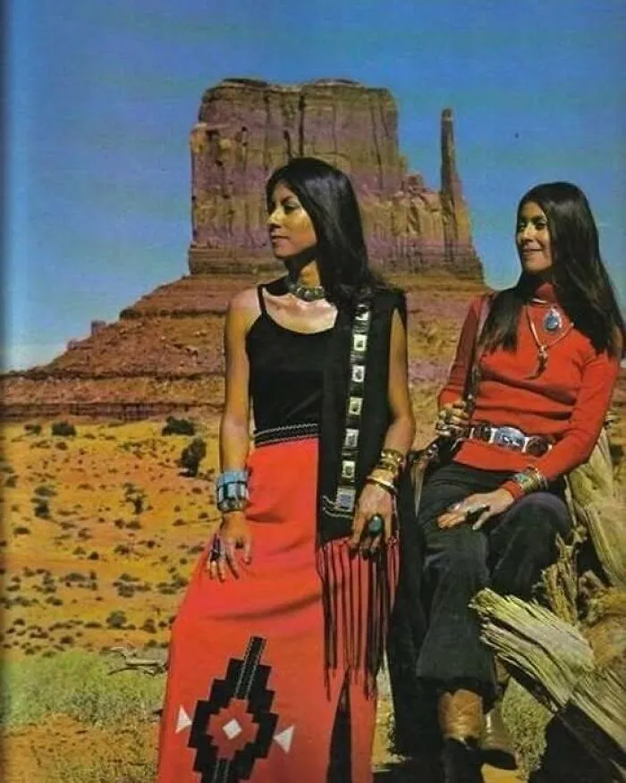 Two Native American Women On An Arizona Magazine From The 1970s