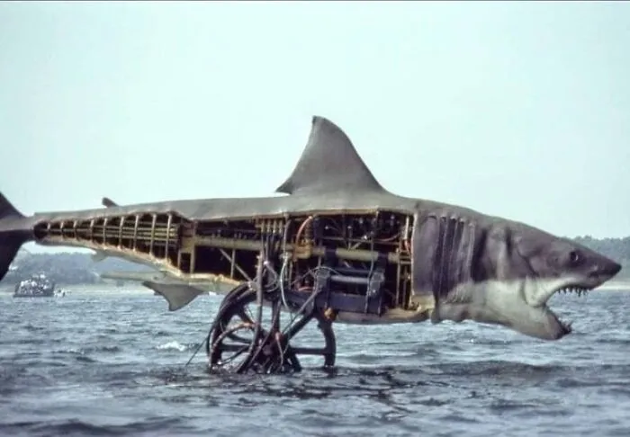 El tiburón mecánico usado en la película 'Tiburón'