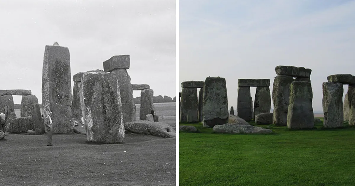 40 Alucinantes fotos de antes y ahora para mostrar que el tiempo no espera a nadie