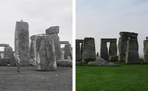 40 Alucinantes fotos de antes y ahora para mostrar que el tiempo no espera a nadie