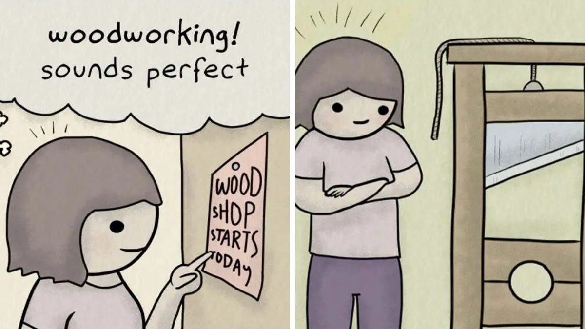 This Artist Perfectly Captures What Burnout Feels Like In 50 Brutally Relatable Comics
