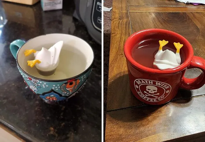 Brewing Tea Transforms Into A Tiny, Adorable Deep-Sea Expedition With A <a Style="Display:inline;" Href="Https://Www.amazon.com/Fred-Duck-Drink-Tea-Infuser/Dp/B07whs91zf?ie=utf8&th=1&linkcode=ll1&tag=bpworm-20&linkid=db24bfe33136b7a38ffb6cce30064c58&language=en_us&ref_=as_li_ss_tl" Target="_blank"> <span Style="Font: Inherit; Color: #d74b1f;"> Diving Duck Tea Infuser </Span>