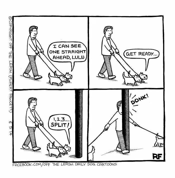 "Off The Leash": 38 Funny Comics That Most Dog Owners Might Relate To (New Pics)