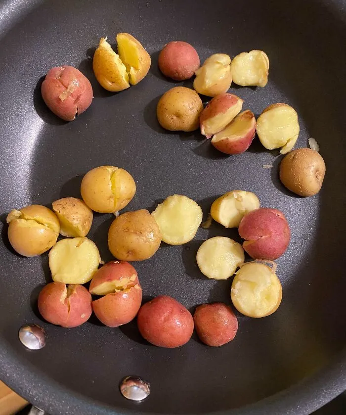 I Asked My GF To Cut The Potatoes In Half. Those Are Teeth Marks