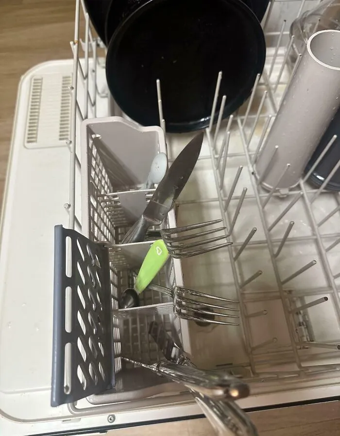 How My Wife Puts Sharp Knives In The Dishwasher, But Butter Knives The Other Way