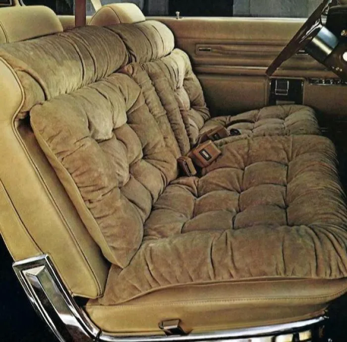 1975 Chrysler Imperial Front Seat. When Cars Came With A Living Room Couch