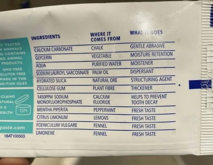 Truthpaste! Love This Labelling - Let's Roll It Out Across All Products