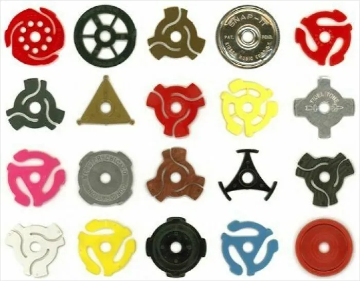 I Had No Idea There Were So Many Different Types Of 45 Record Adapters