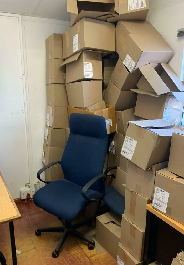 La oficina en la que me asignaron trabajar hoy