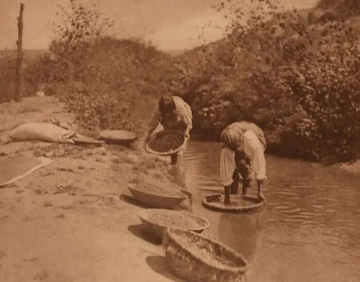 Washing Wheat--San Juan