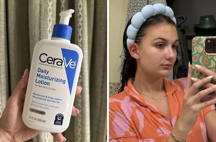 Your Skin Will Thank You For This Hydration Hug That Lasts All Day, Courtesy Of <a Style="Display:inline;" Href="Https://Www.amazon.com/CeraVe-Moisturizing-Lotion-Hyaluronic-Fragrance/Dp/B07rk4hst7?ie=utf8&th=1&linkcode=ll1&tag=bpsparrow-20&linkid=68fb683a6158c49073f4f489dbdf126b&language=en_us&ref_=as_li_ss_tl" Target="_blank">    <span Style="Font: Inherit; Color: #d74b1f;"> CeraVe Daily Moisturizing Lotion </Span>