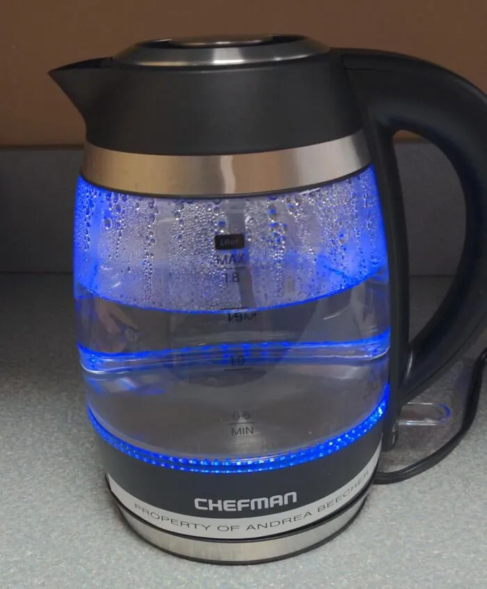 Watching Your Water Boil For Tea Is Somehow Way More Satisfying When You Can See The Bubbles Dance In An <a Style="Display:inline;" Href="Https://Www.amazon.com/Chefman-Removable-Protection-Stainless-Borosilicate/Dp/B0c5z8vchx?ie=utf8&th=1&linkcode=ll1&tag=bpsparrow-20&linkid=74a8afcc124f7a8ca4b2f3116b050299&language=en_us&ref_=as_li_ss_tl" Target="_blank">    <span Style="Font: Inherit; Color: #d74b1f;"> Electric Glass Kettle </Span>