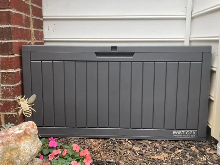 All Your Patio Cushions And Pool Noodles Can Have A Stylish, Dry Home Thanks To A <a Style="Display:inline;" Href="Https://Www.amazon.com/East-Oak-Furniture-Waterproof-Db23001/Dp/B0bcf9hg98?ie=utf8&th=1&linkcode=ll1&tag=bpsparrow-20&linkid=fe47eaab33bf332979624542cbc9c27a&language=en_us&ref_=as_li_ss_tl" Target="_blank">    <span Style="Font: Inherit; Color: #d74b1f;"> Resin Outdoor Storage Box </Span>