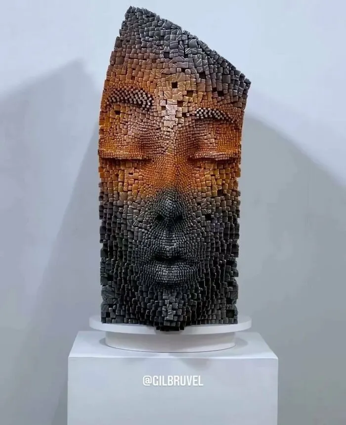 Sculptor Creates 20 Flowing Wooden Portraits That Reveal The Fluid Beauty Of The Human Form