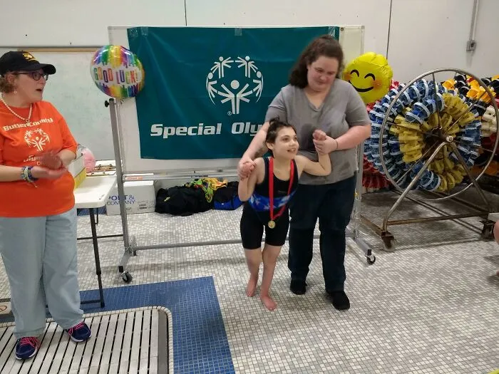 My Daughter Won A Medal At The Special Olympics. There Was A Time Where Doctors Told Us She Wouldnt Survive Infancy. Very Happy Weekend