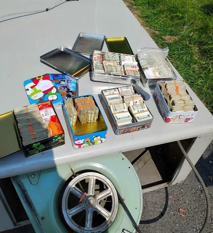 My Father Found Over $40k USD Inside An Old Furnace