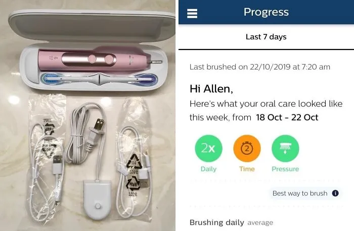 The <a Style="Display:inline;" Href="Https://Www.amazon.com/Philips-Sonicare-Expertclean-Rechargeable-Hx9690/Dp/B07tchzt1j?_encoding=utf8&pf_rd_m=atvpdkikx0der&pf_rd_s=merchandised-Search-7&pf_rd_r=jsa87hkfa6ktf2dax4kz&pf_rd_p=723b5440-F2b2-4ee0-8922-De3a77b1bcb3&pf_rd_t=&pf_rd_i=203382049011&th=1&linkcode=ll1&tag=bpsloth-20&linkid=38b910463d0cfc9e60fa743cf4ae37a6&language=en_us&ref_=as_li_ss_tl" Target="_blank">    <span Style="Font: Inherit; Color: #d74b1f;"> Philips Sonicare Expertclean</Span> Gives You That Fresh-From-The-Dentist Feeling Without Having To Make Awkward Small Talk Or Lie About Your Flossing Habits