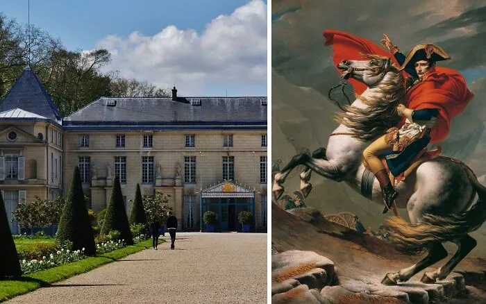 "Napoleon Crossing The Alps" By Jacques-Louis David, Located At The Chateau De Malmaison, France
