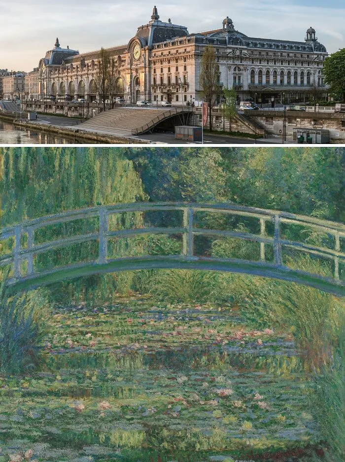 "Water Lily Pond", (Symphony In Green) By Claude Monet, Located At Musee D'orsay, Paris, France