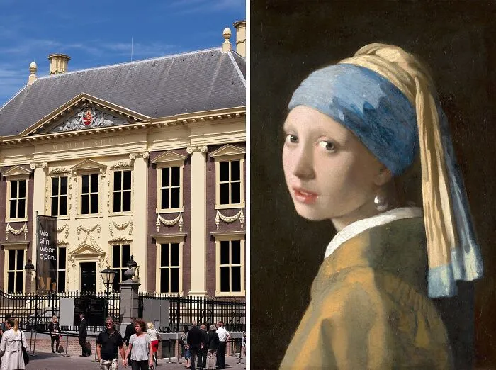"The Girl With A Pearl Earring" By Johannes Vermeer, Van Delft, Located At The Mauritshuis Collection In The Hague, The Netherlands