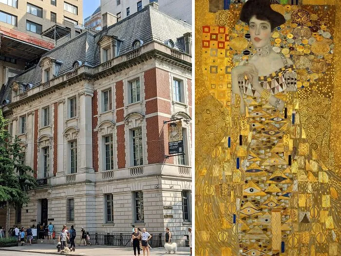 "Portrait Of Adele Bloch-Bauer" By Gustav Klimt, Located At Neue Galerie, New York, USA