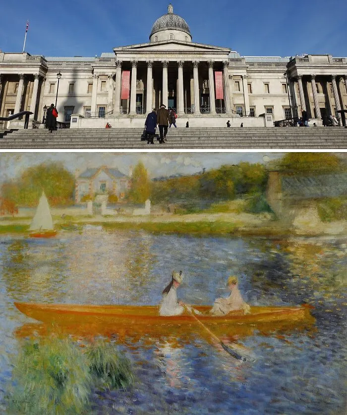 The Skiff (La Yole)" By Pierre-Auguste Renoir, Located At The National Gallery, London, United Kingdom