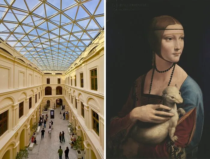"Lady With An Ermine (Cecilia Gallerani)" By Leonardo Da Vinci, Located At The Czartoryski Museum, Krakow, Poland