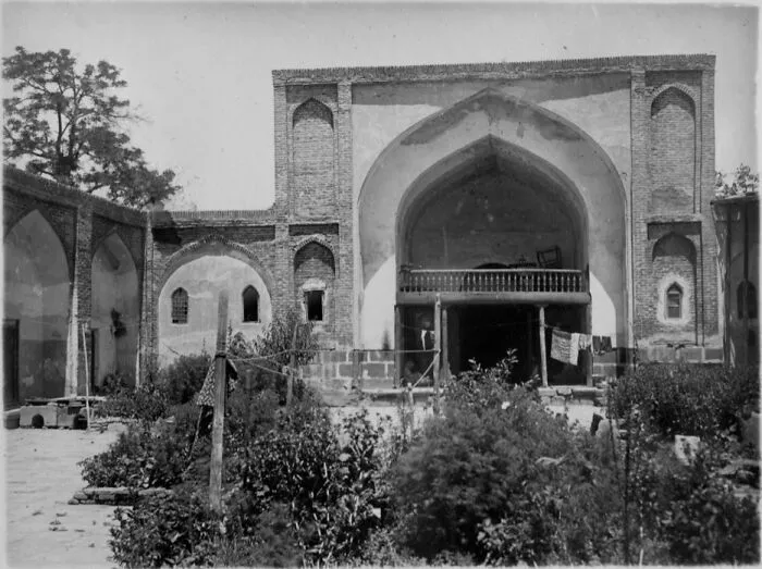 Inner Courtyard Of A Madrasah With A Flower Garden, 1925, Yerevan