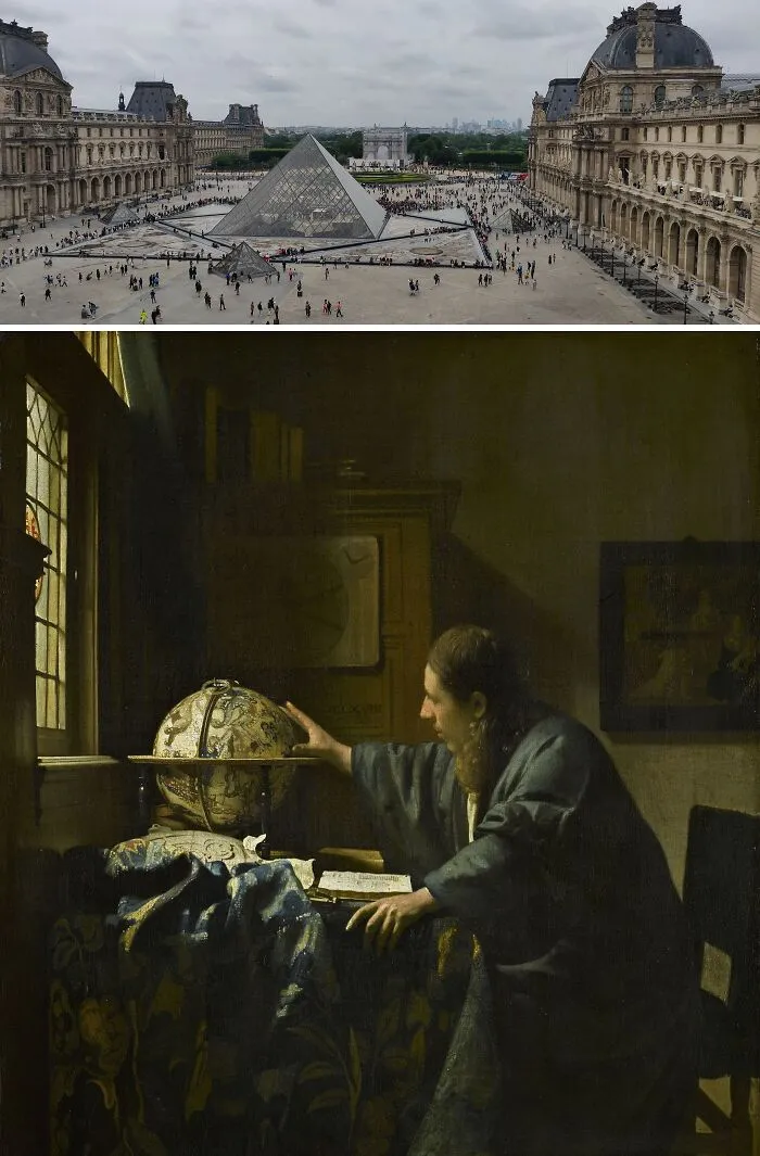 "The Astronomer" By Johannes Vermeer, Located At The Louvre Museum, Paris, France