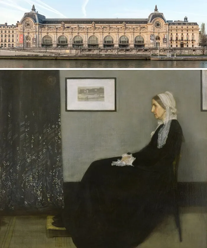 "Whistler's Mother" By James Whistler, Located At The Musee D'orsay, Paris, France