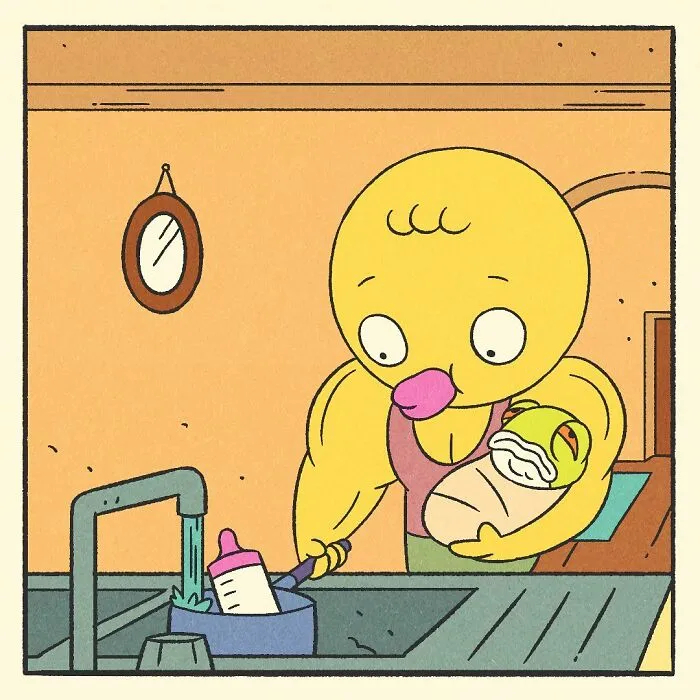 Artist Created Cartoon About A Buff Duck With Big Dreams And Even Bigger Muscles