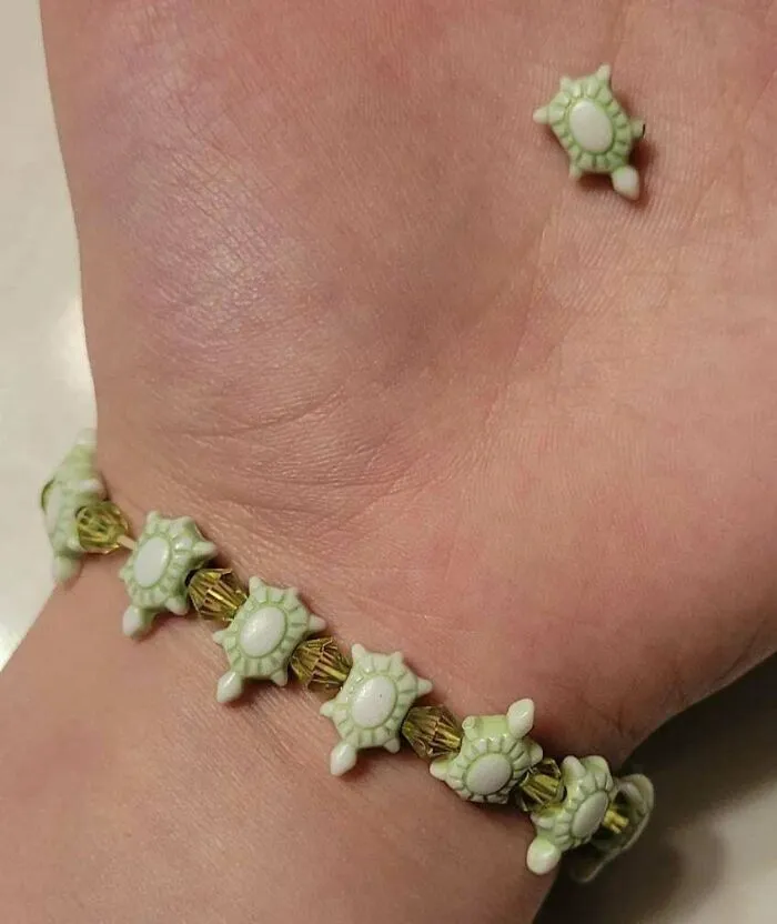 I Bought Bracelet With 15 Gems And 15 Turtles For $5 In Canada