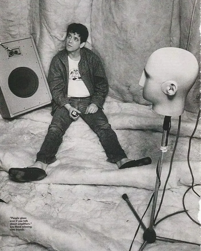 Lou Reed In The Studio Mixing Take No Prisoners, 1978