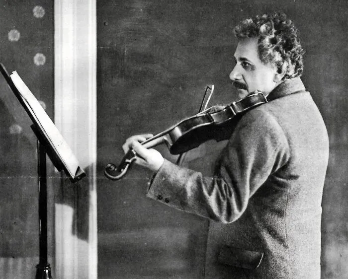 Albert Einstein Plays The Violin, 1927