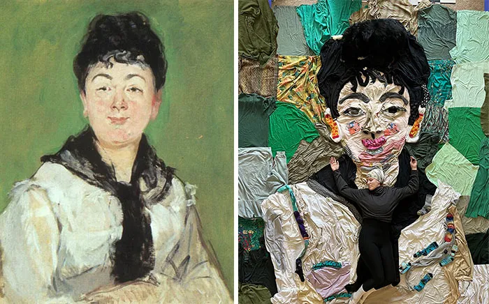 "Portrait Of A Woman With A Black Fichu" By Édouard Manet, 1878