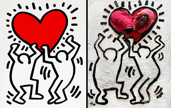 "Untitled" By Keith Haring, 1993