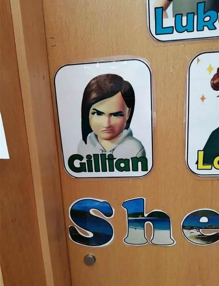 My Sister Is A Teacher And She Wasn't Happy With The Picture The School Chose For Her