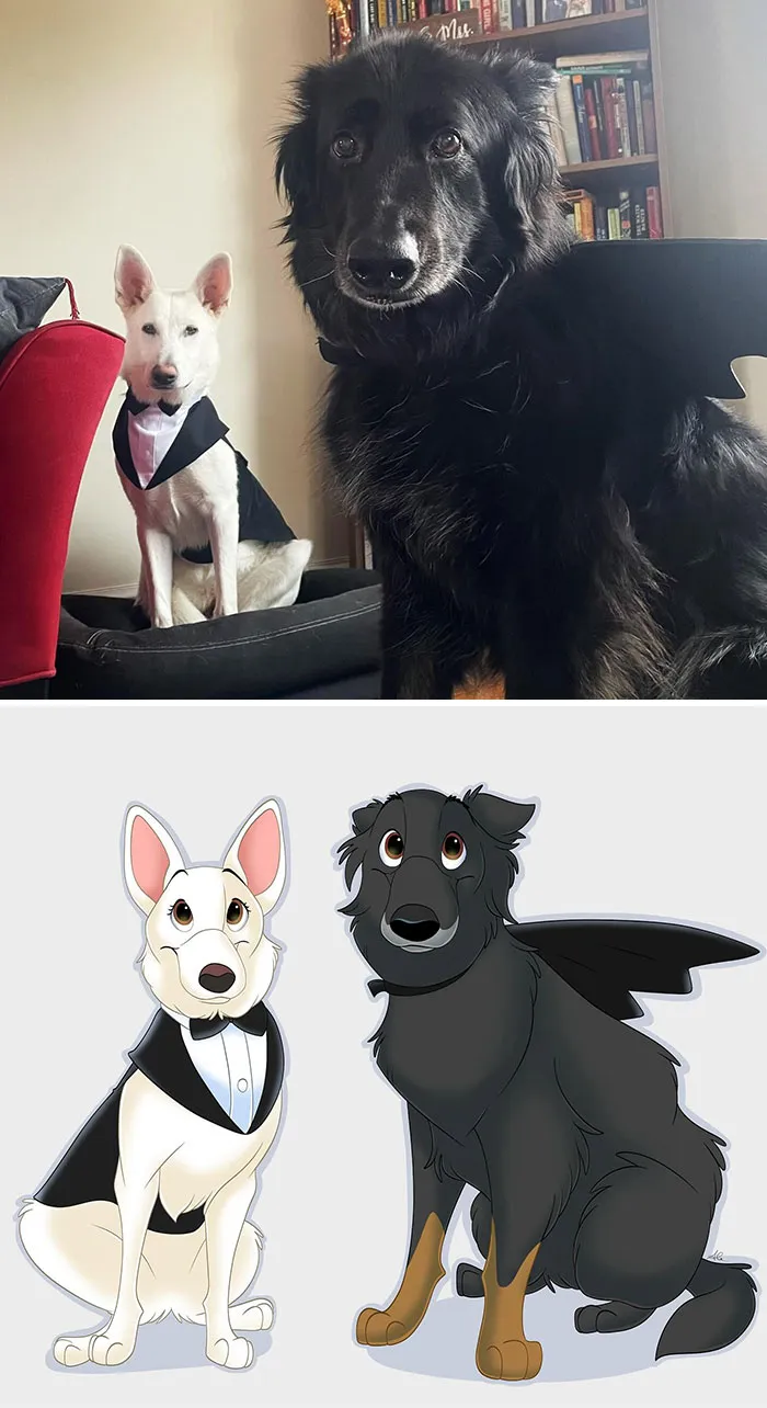 22 Pet Portraits That Got Reanimated To Look Like They Belong In Disney, By This Artist (New Pics)