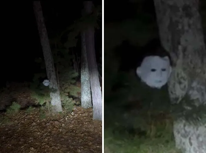 Michael Myers Mask Found Deep In The Woods