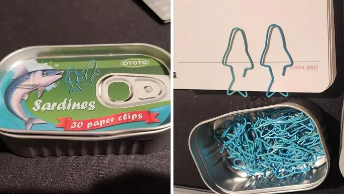 Your Invoices Will Look Like They're Ready For A Mediterranean Holiday When They're Clipped Together With These <a Style="Display:inline;" Href="Https://Www.amazon.com/Pcs-Cute-Paper-Clips-Ototo/Dp/B0cn19xg17?ie=utf8&th=1&linkcode=ll1&tag=bpturtle-20&linkid=6cbcfe8f287f0316e81aec1b68cb87c6&language=en_us&ref_=as_li_ss_tl" Target="_blank">  <span Style="Font: Inherit; Color: #d74b1f;"> Sardine Paperclips </Span>