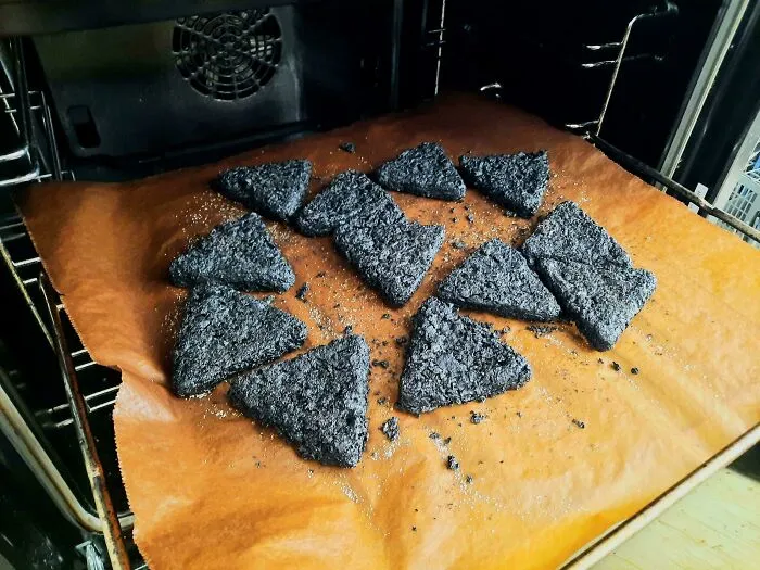 Me quedé dormido después de poner comida en el horno...  6 horas después