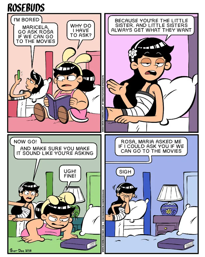 These 30 Comics About Three Sisters Are Funny, Heartfelt, And Way Too Relatable (New Pics)