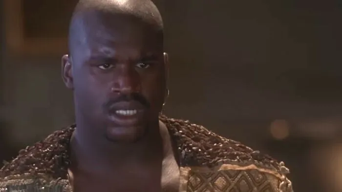 Actor in a dramatic scene from one of the worst movies, representing the hall of shame in film history.